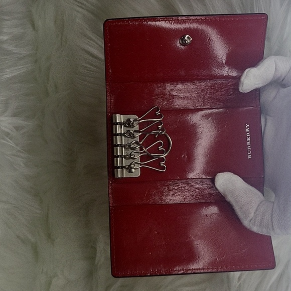 Burberry key holder red case 5 rings - Picture 9 of 17